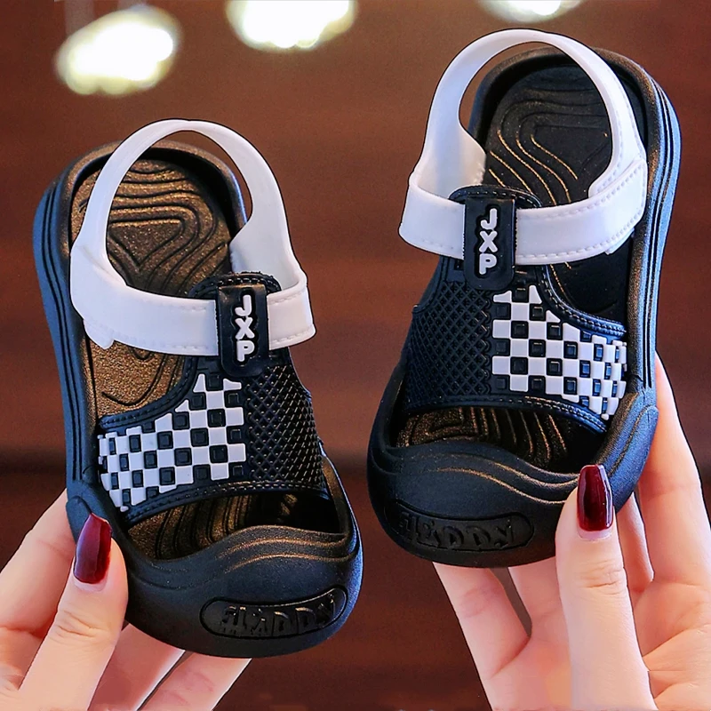 Trendy Cute Comfortable Sandals For Boys, Breathable Lightweight Wear-resistant Sandals For Indoor Outdoor Beach, All Seasons