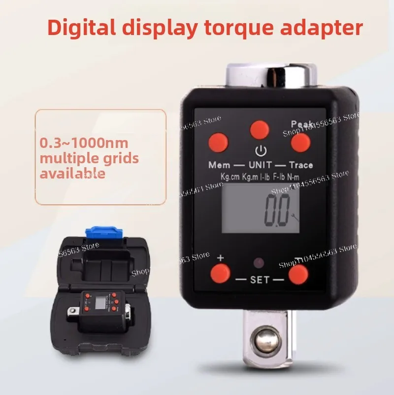 0.3-1000Nm Digital Torque Wrench 1/4 1/2 3/8 3/4 Drive High Precision Adjustable Preset Torque Meter Tester