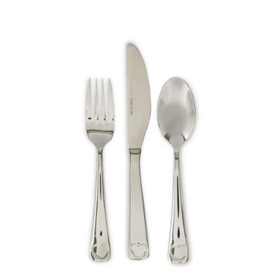 

Parent's Choice 3 Piece Stainless Steel Toddler Premium Flatware Set Silver