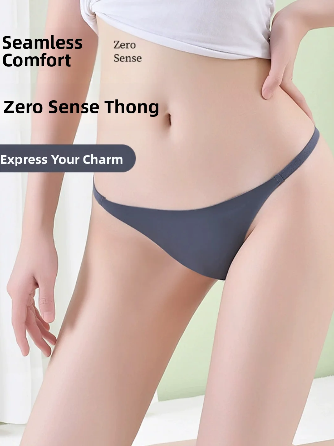 Ultradunne Ijs Zijde Een Stuk Lage Taille Ademend Sexy Dames Slipje T-Strap Slips Sl Nylon Kleur ondergoed
