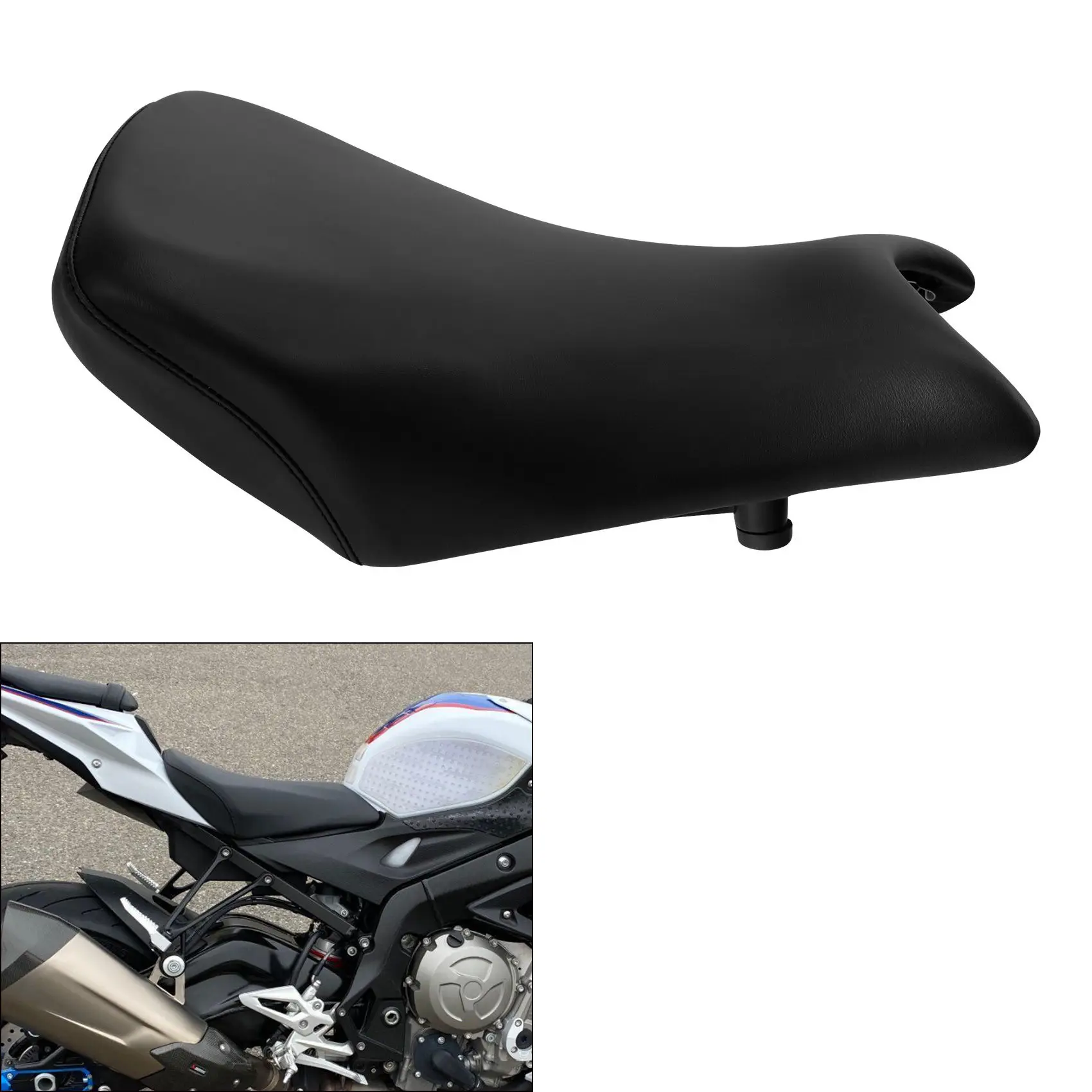 Front Driver Solo Seat Cushion For BMW S1000RR 2012-2018 HP4 2012-2014 Motorcycle