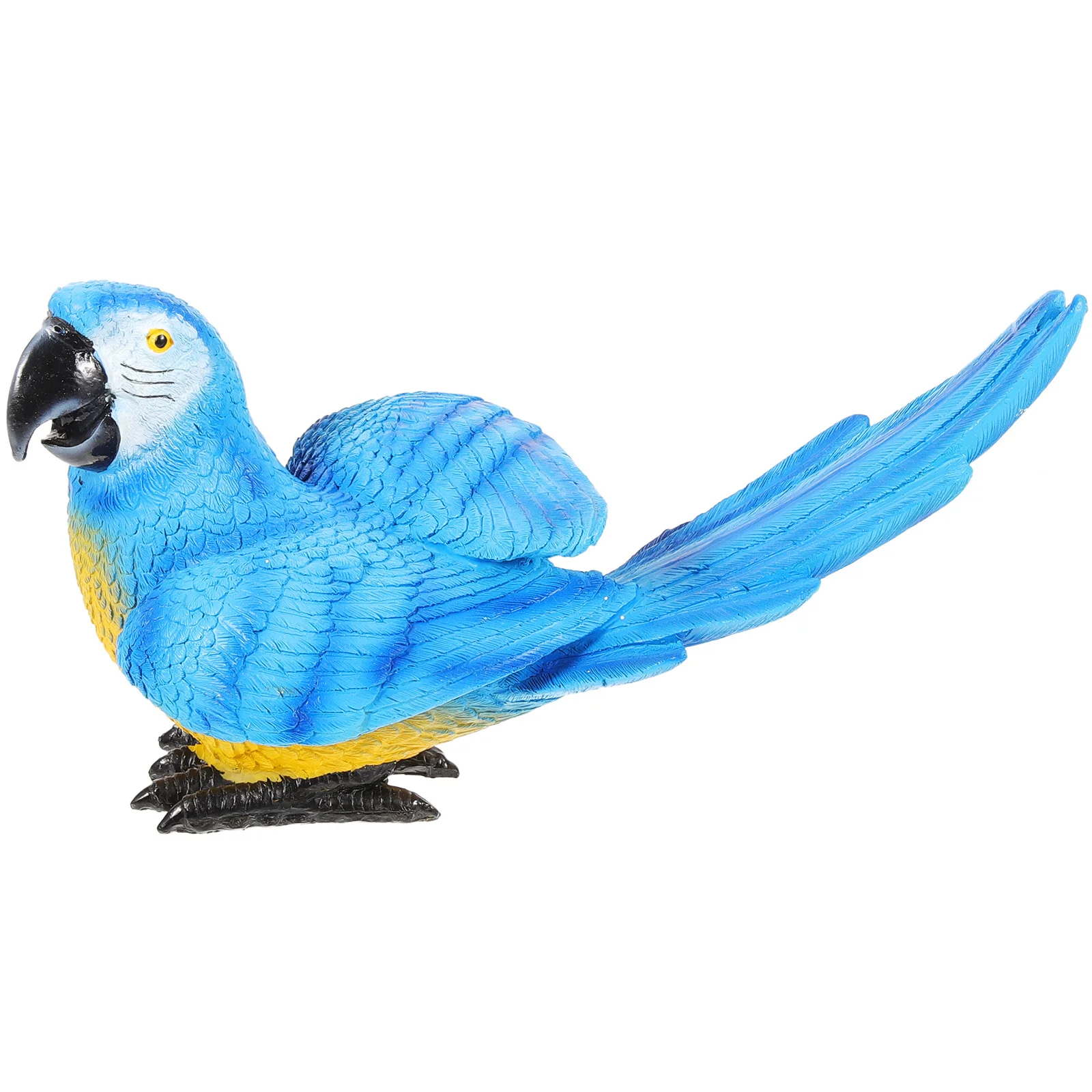 

Lifelike Simulation Parrot Decorative Colorful Resin Artificial Bird For Garden Party Plant Pot Home Decoration Small Bird
