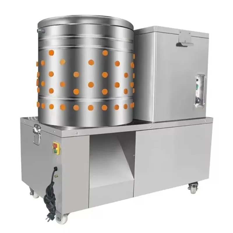 Capacity 16-18 Kg/batch 201ss Slaughter Chicken Plucker and Scalder Combined Machine/Poultry Hair Feather Removal Machine HJ-60B
