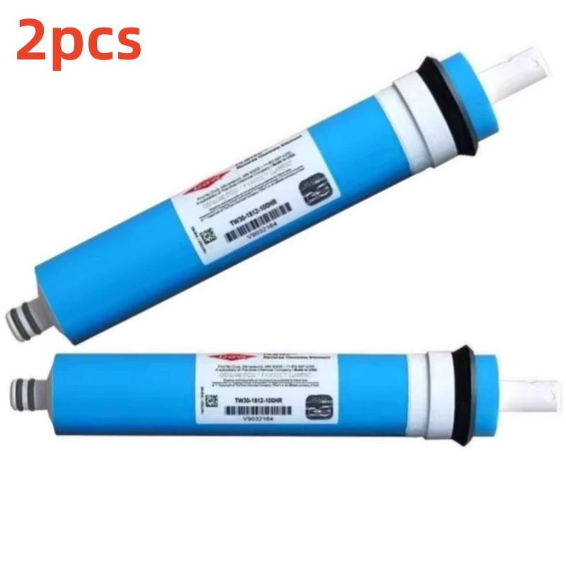 2pcs original 100 gpd water filter for Dow Filmtec reverse osmosis membrane TW30-1812-100 water filter