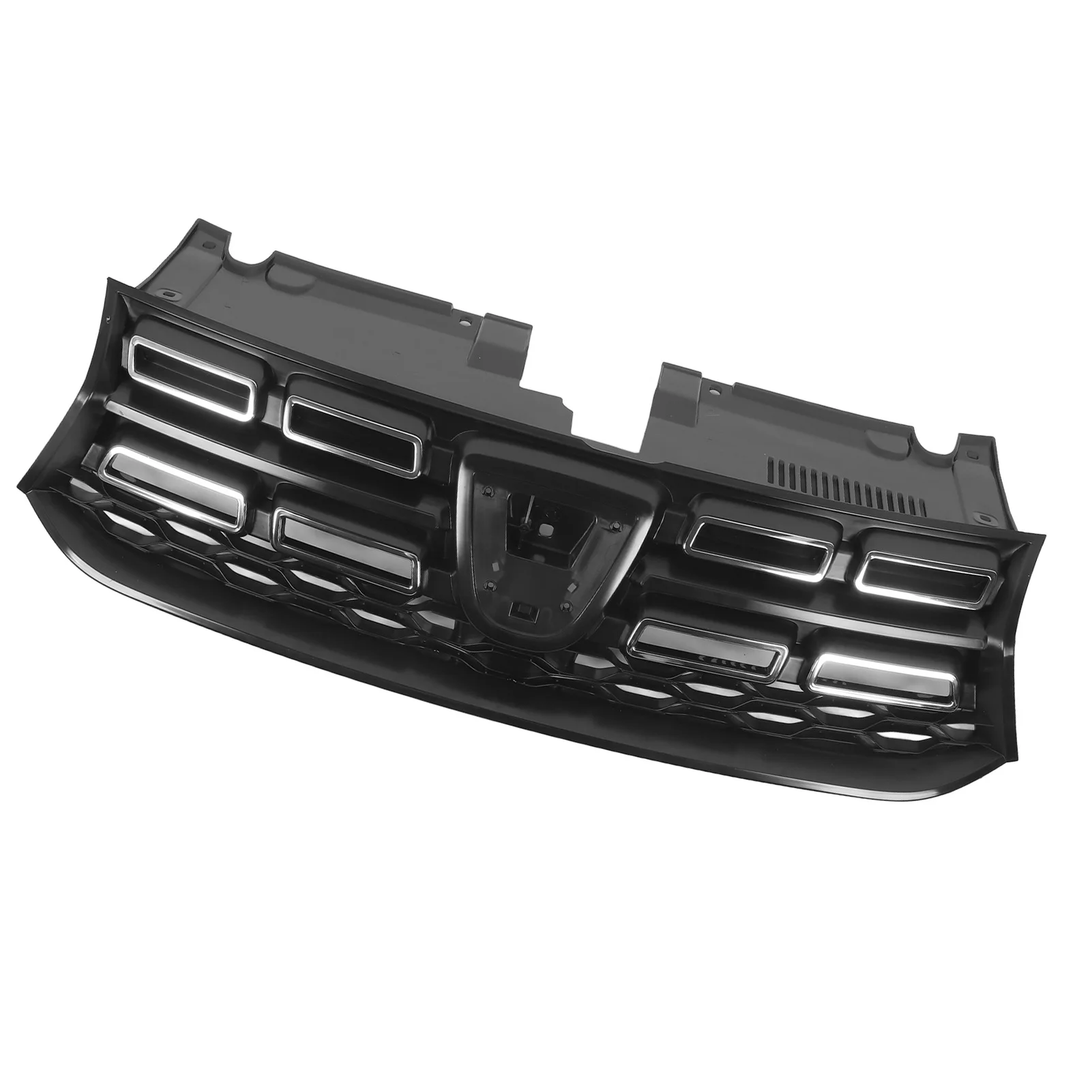 

Front Bumper Grille Chrome 623108072R Replacement for Dacia Sandero Stepway MK2 2017-2020