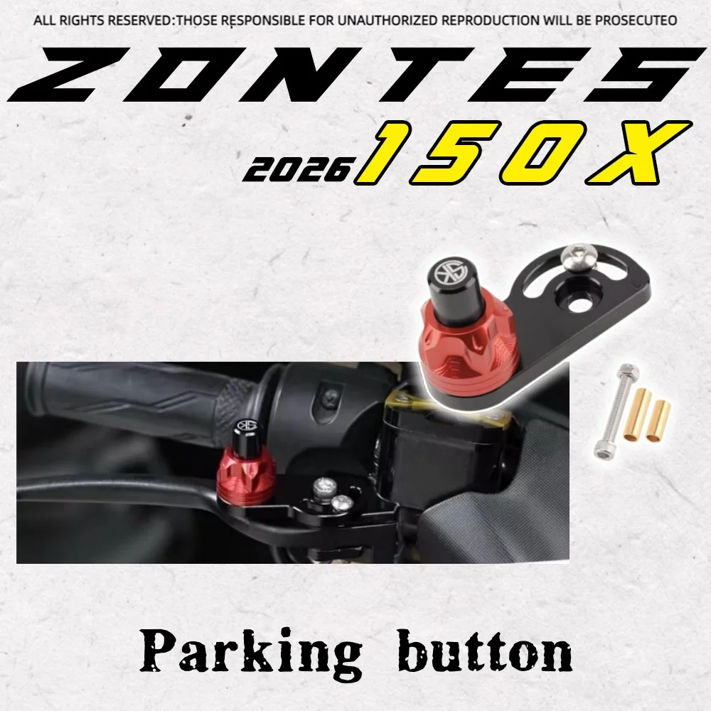 Modified ZONTES 150X with parking brake with limit button, hill start assist handbrake.