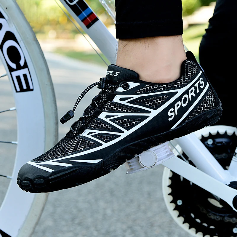 Zapatos de Ciclismo informales para hombre y mujer, zapatillas deportivas para bicicleta de montaña y carretera, al aire libre para carreras,