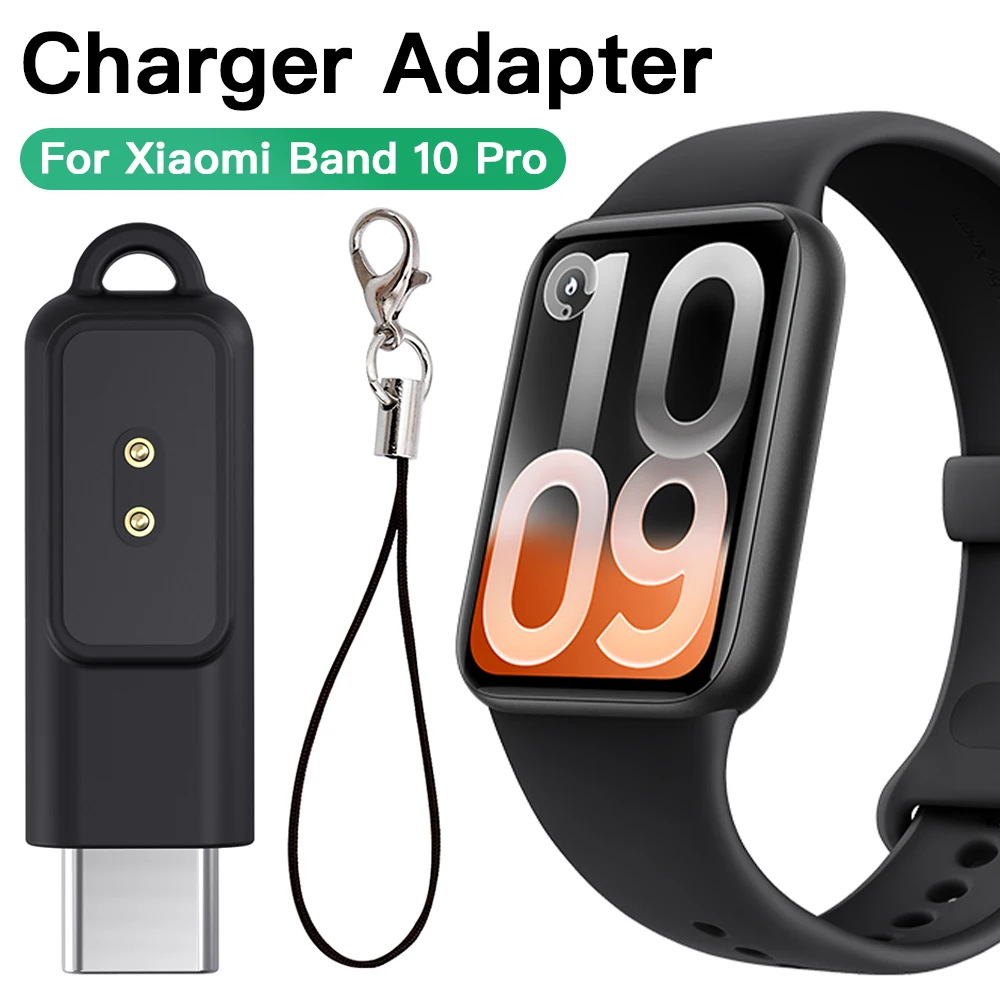 

Charger Adapter for Xiaomi Band 10 9 8 Pro Redmi Watch 5 Active Lite Magnetic Portable Mini TypeC Charging Converter Accessories