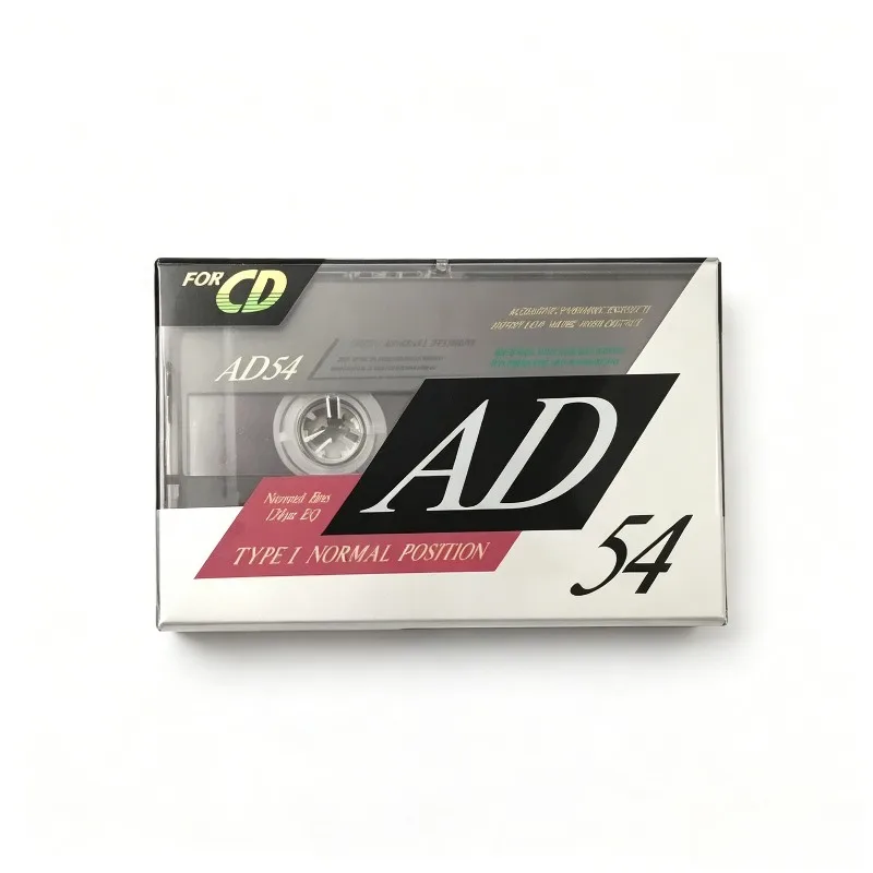 100% Original New For TDK AD 54min 1990 Mid-Grade Type I Blank Cassette Tape For High-End Duplication & Three-Head Recorder Use