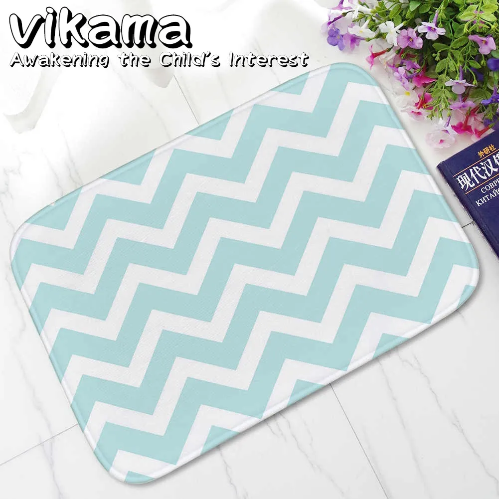 

VIKAMA Cultural Rug Plush Floor Mat Non-Slip Kitchen Floor Suitable for Bilingual Games and Modern Asian Style Decoration