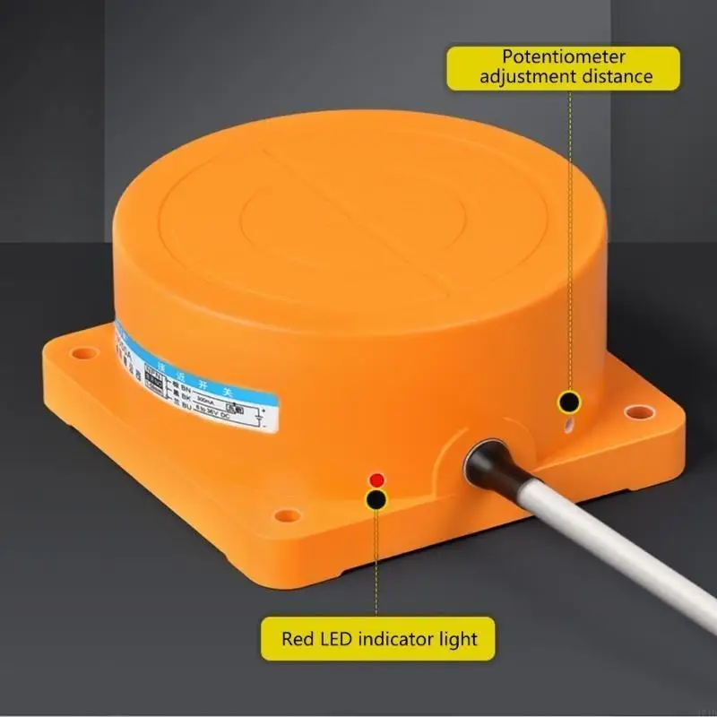 Multipurpose M12Proximity Switches NPN NO 4mm Sensors Distance Sturdy Plastic Materials Designs for Factory Engineers 37JD