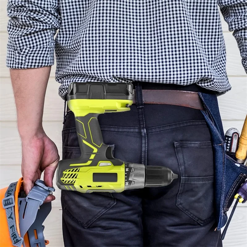 Clipe de broca com Parafusos para Ryobi e Impact Driver Riders, Cinto Clipe Ganchos, Aço Inoxidável, Power Tool Parte