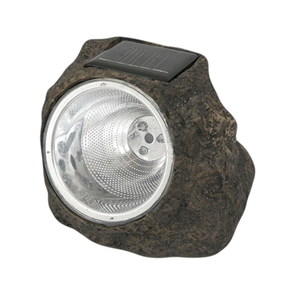 

Outdoor Courtyard UV Garden Solar Powered Walkway Spotlight Patio Lamp Decking Path Drive Lights Stone