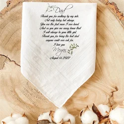 Wedding Gift for Parents / Wedding Handkerchief For Mum and Dad / Gift Set Thank you Gift / Personalised Gift from bride groom