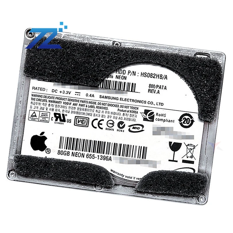 A1304 MID2009 External Hard Drive 128GB SSD 2.5 with 12GB Interface Rate Metal Shell SATA 3 Interface Refurbished Product