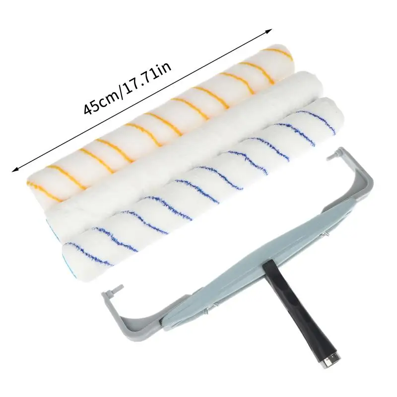 @*18 Inch Paint Roller Brush Premium Aluminum Alloy Frame Easy Operate Painting Handle Tool for Home Renovation Hobbyists