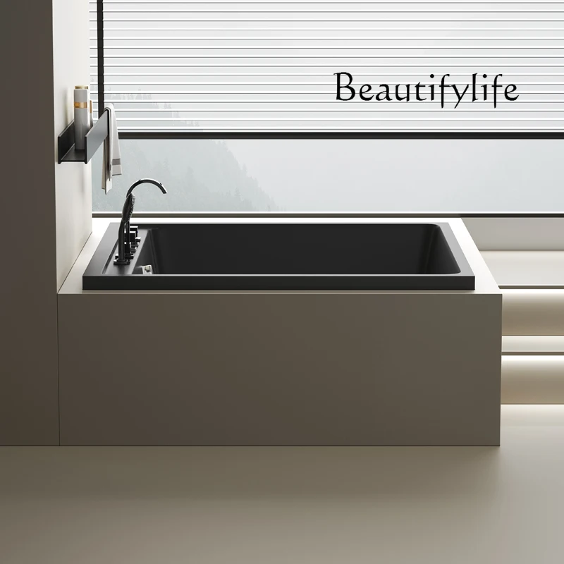 Bright Square Recessed Bath Acrylic Surf Jacuzzi Double Outdoor Bath