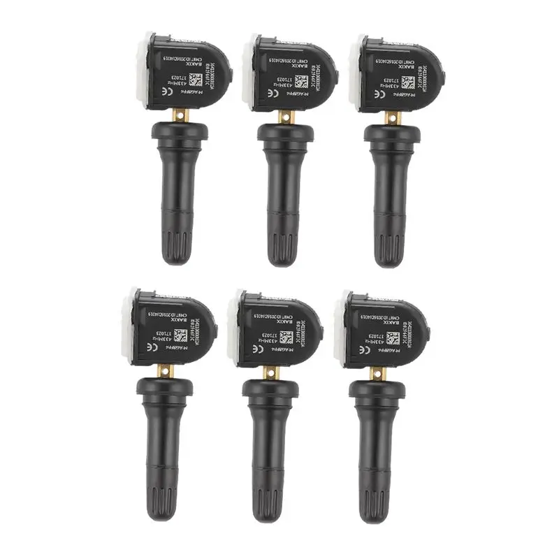 For Haval F5 F7 H6 H4 H7L Greatwall Great Wall P8 VV5 VV6 VV7 18-20 433Mhz TPMS Car Tyre Pressure Sensor- 6Pcs Set 3641100XKR02A