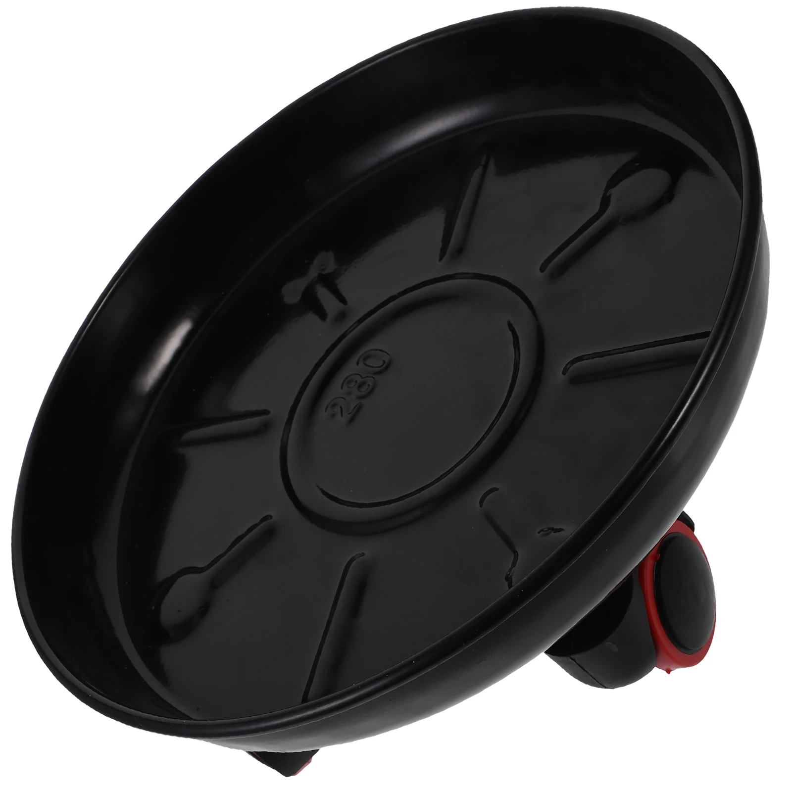 

360 Degree Rotating Plant Trays Flower Pot Base with Wheels Moving Garden Potted Plants Water Bottle Trolley Stable Floor