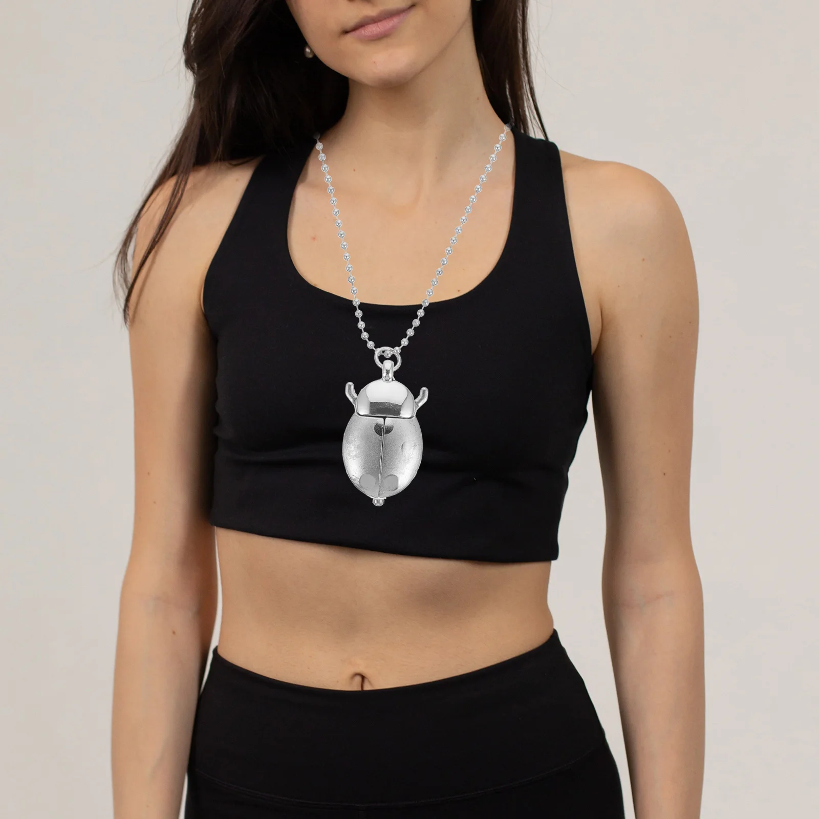 

Retro Pocket Watch Digital Quartz Beetle Designed Silver Eyeglasses Shaped Student Lid Vintage Watches