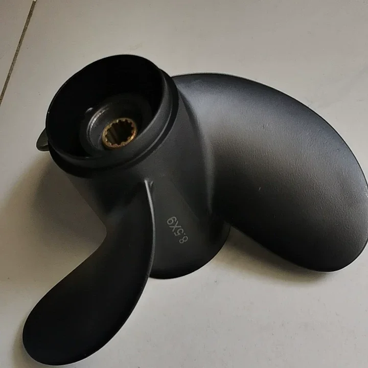 New Arrival Aluminum Propeller For Mercury Mariner 4-Stroke 8HP 9.9HP Outboard Motors ( Tohatsu Origin ) 8.5X 9 Pitch 12 Spine