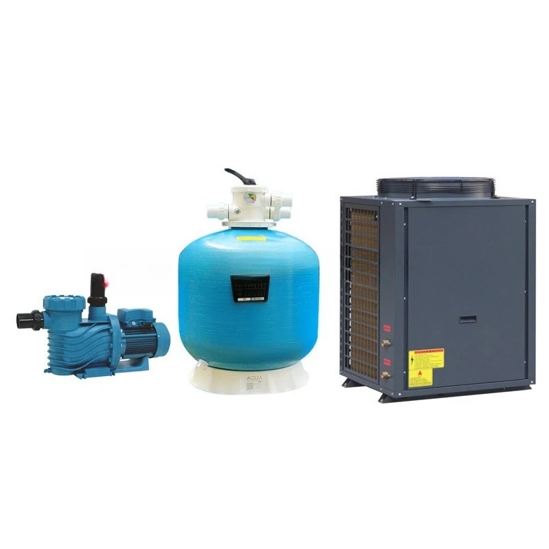 

Circulating water pump Sand tank filter Air energy heat pump Constant temperature heater