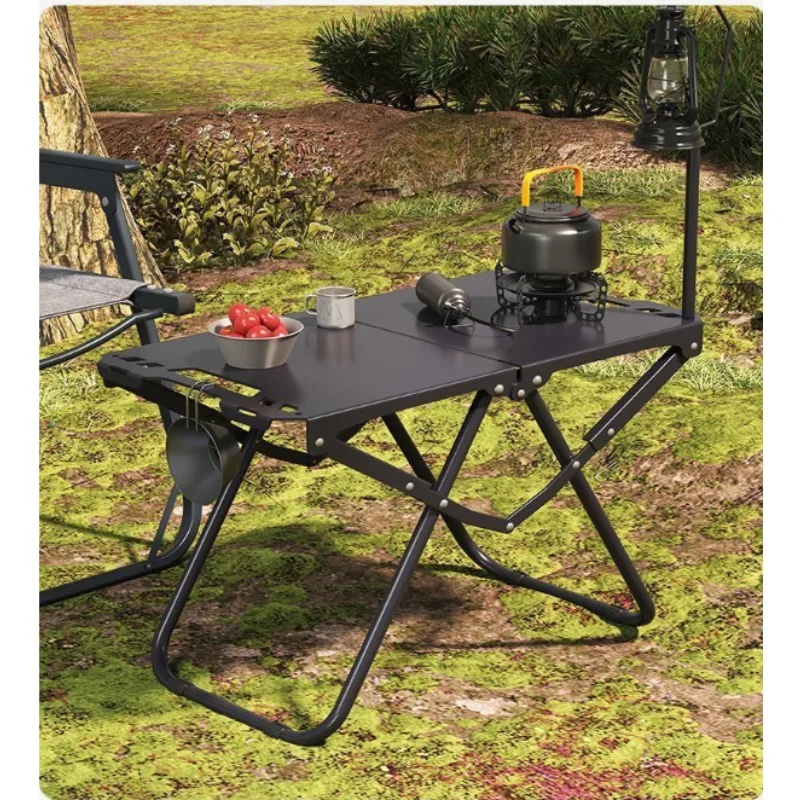 Outdoor camping table folding table tactical table portable picnic camping full set of equipment outdoor folding table thickened