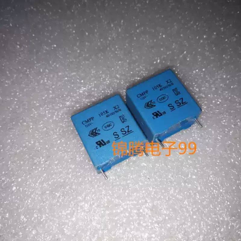10-100pcs safety capacitors x2 310V/1UF 105K 310V South Korean imported film CMPP 105 275VAC