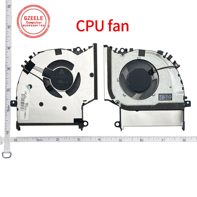 Laptop Cooling Fan for Asus Vivobook X1502ZA X1503Z X1505ZA M1503Q X1402ZAM1603Q/QA X1603Z X1605EA/ZA X1702ZA S1702QA CPU Cooler