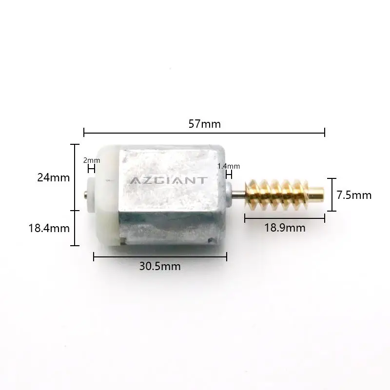 AZGIANT VN529505 Car Fuel Filter Flap Lock Actuator for 2009-2015 Honda Insight 12V  Forward Rotation Motor Kits Wear Resistant