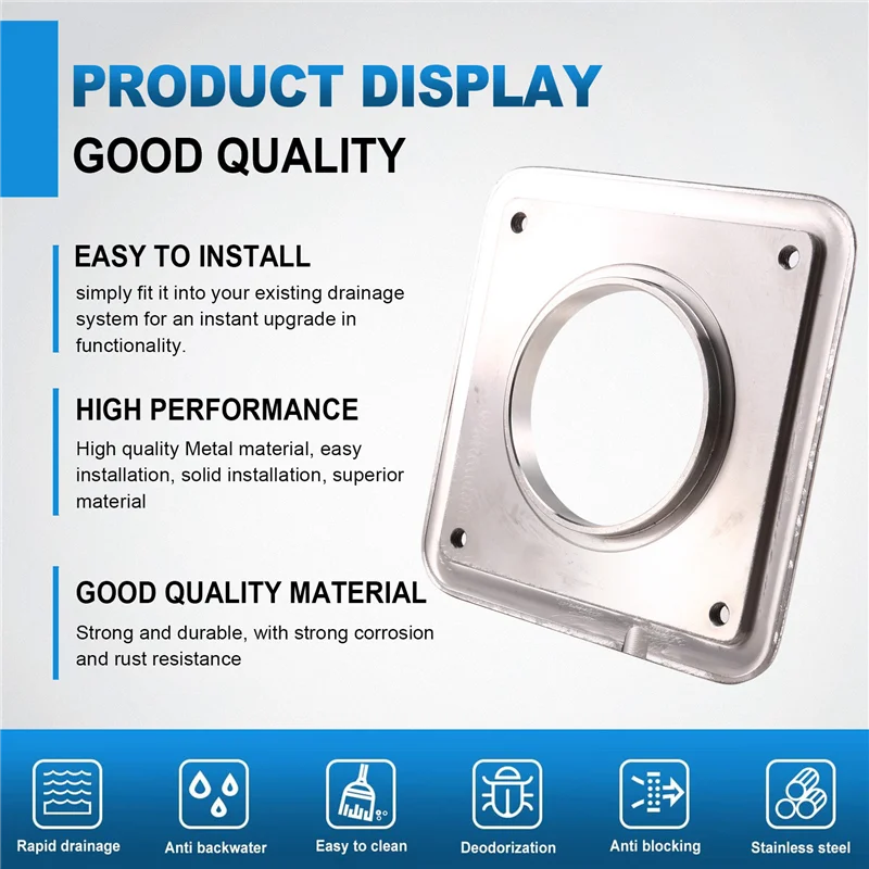 

ABJO-Portable Drain Valve Flanges Manual Control Sewer Drain Valve Flange For RV Sewer Gate Valves