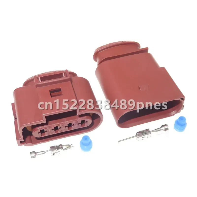 4 Pole 1J0973824A 1J0973724A 3.5mm Waterproof Automotive Oxygen Sensor Socket Wiring Harness Plug For VW