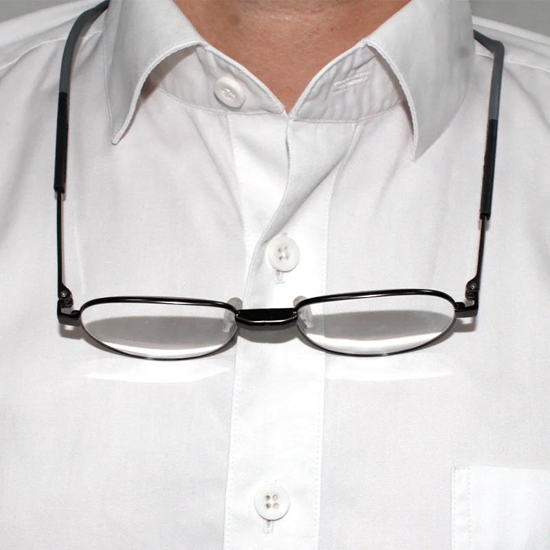 

2025 high-grade Alloy magnetic absorption hanging neck reading glasses for men and women portable magnet reading glasses