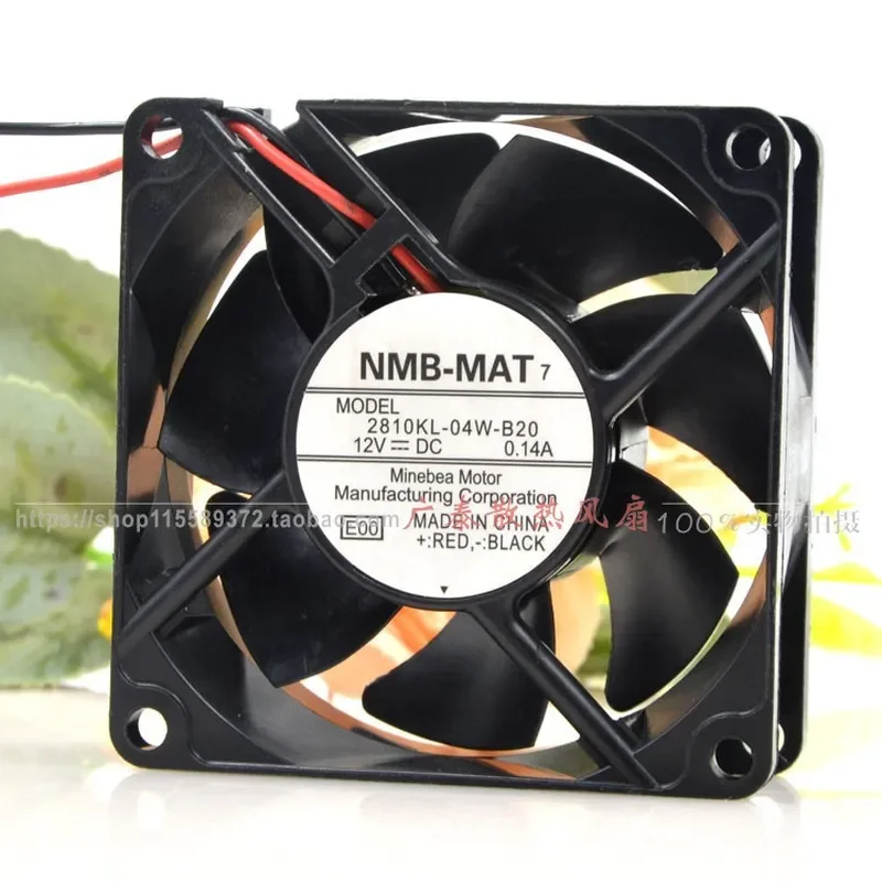 for NMB 2810KL-04W-B20 7025 12V 7CM 0.14A Silent Variable Frequency Cooling Fan