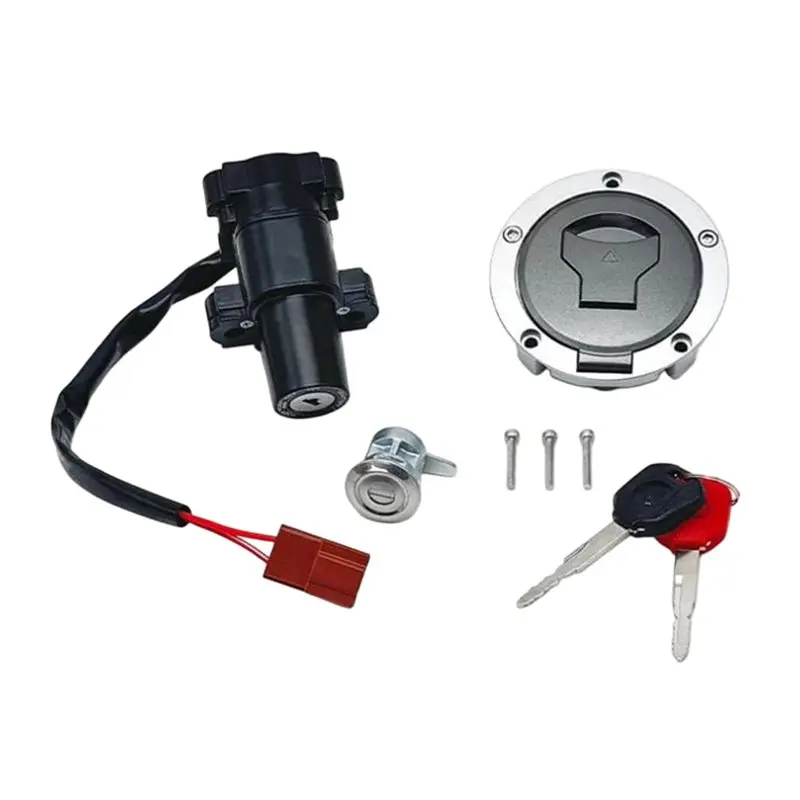 Reliable-Fuel Tank Cap Lock Cylinder Motorcycle Ignition Switch Lock For Honda CB500F CB500 CBR500R 2018-2023 With Key