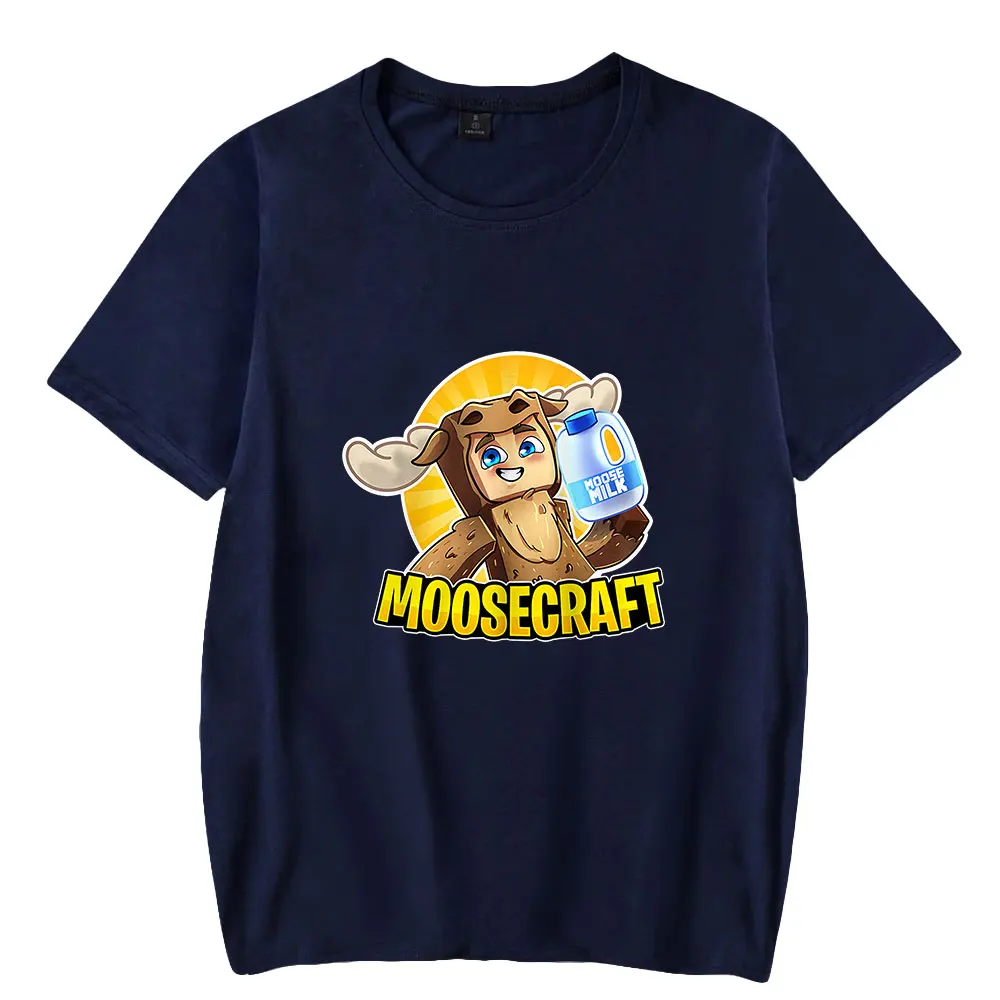 

2026 MooseCraft Tshirt Unisex Crewneck Short Sleeve Women Men T-shirt Social Media Star Casual Style Fashion Clothes
