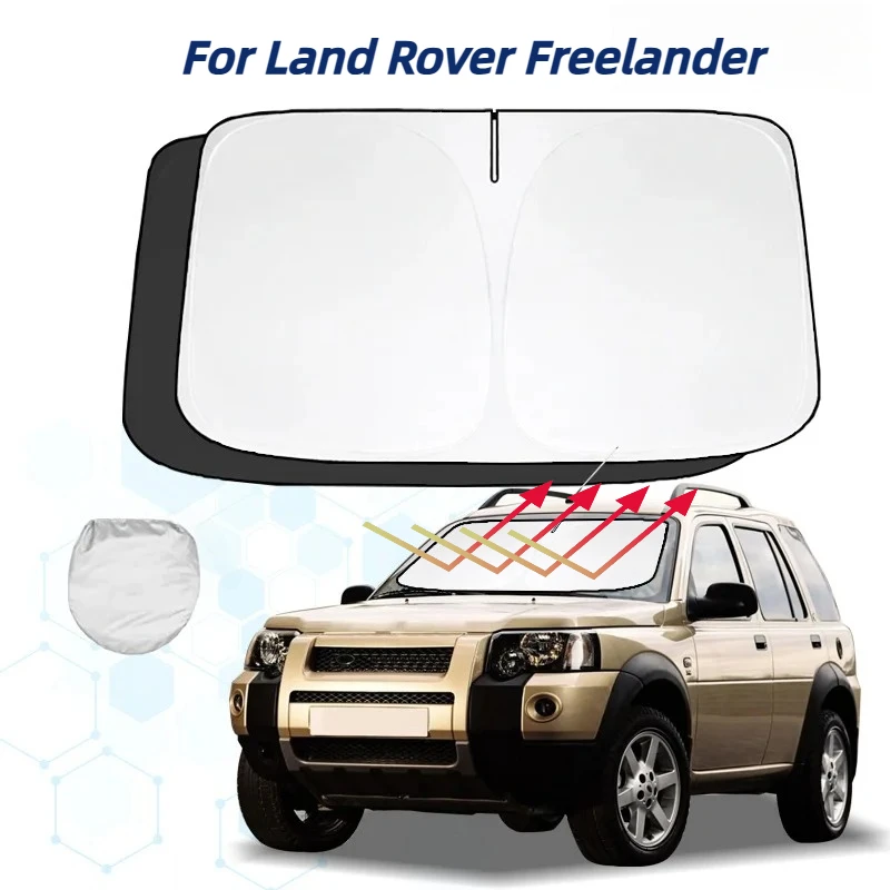 

Windshield Sun Shade For Land Rover Freelander 1 Freelander 2 4X4 Sunshade Sun Visor Protector Foldable Blocks UV Rays Cooler