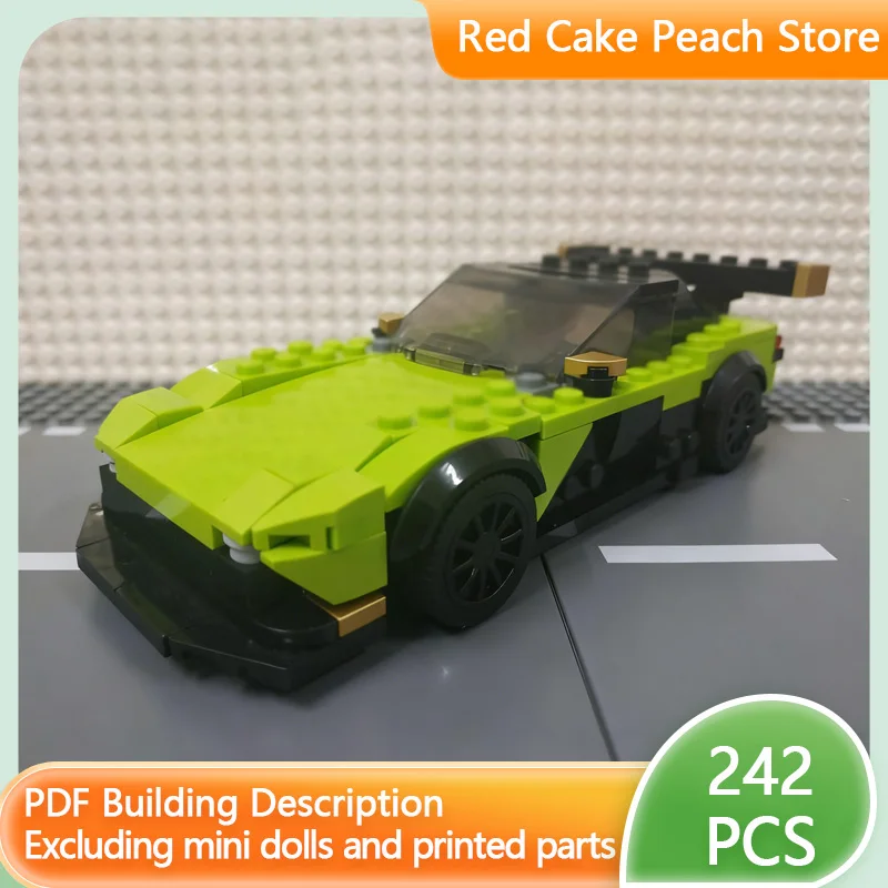 

Модель скоростного гоночного автомобиля MOC, строительные кирпичи Vulcan AMR PRO, модульная технология Hypercar, детские праздничные подарки, сборка игрушек, костюм