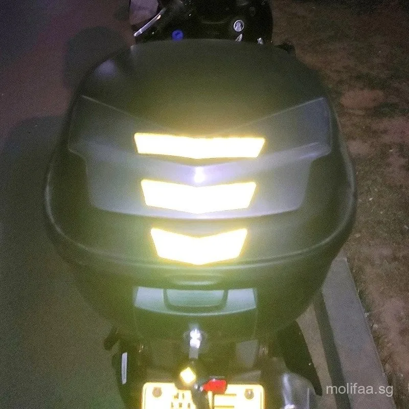 ل SYM Joymax Z300 Cruisym 300 دراجة نارية عاكسة المصدات الأمامية الخلفية الزجاج الأمامي تحذير علامة قطعة من نسيج ملصقات الجسم ذاتية الصنع #3