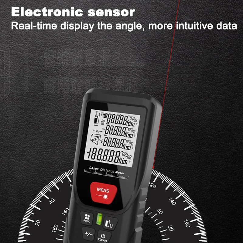 Laser Distance Meter 50M/100M/120M/150M/200M Digital Tape Measure Precision Rangefinder With Distance/area/volume - Image 2