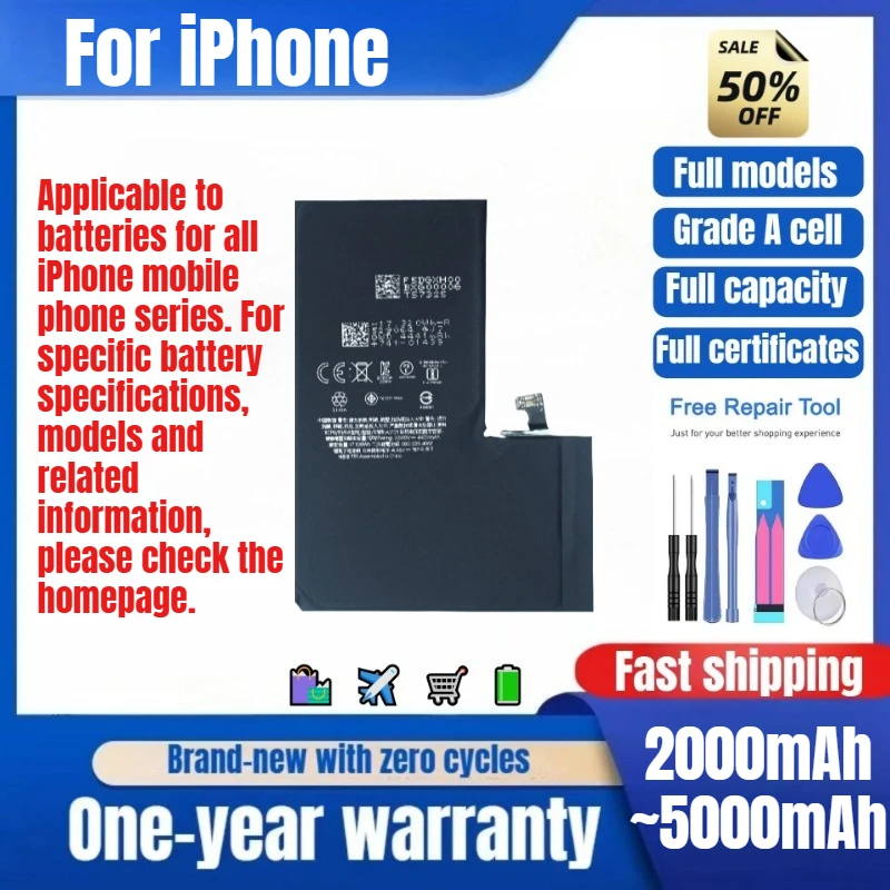 

Battery for IPhone 8/8P/X/XS/XSM/11/11Pro/11PM/12/12mini/12Pro/12PM/13/13Pro/13PM/14/14Pro/14PM/15/15Pro/15PM/16/16P/16Pro/16PM