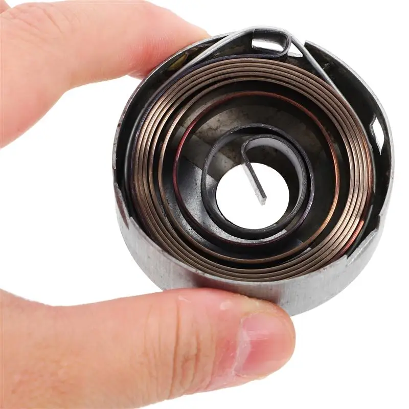 

1Set Drill Press Quill Feed Return Coil Spring Chromeplate Return Coil Spring Bench Drill Press Feed Spring Replacement Assembly