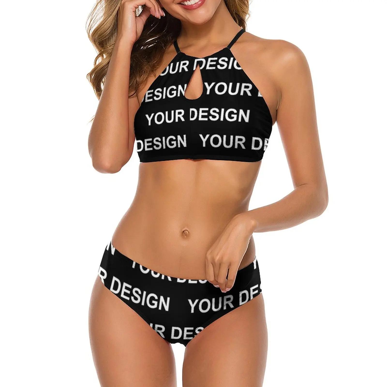 

Add Design Customized Bikini Swimsuit Sexy Custom Made Your Image Swimwear Bikinis Set Push Up Print Swimsuits High Cut Biquini