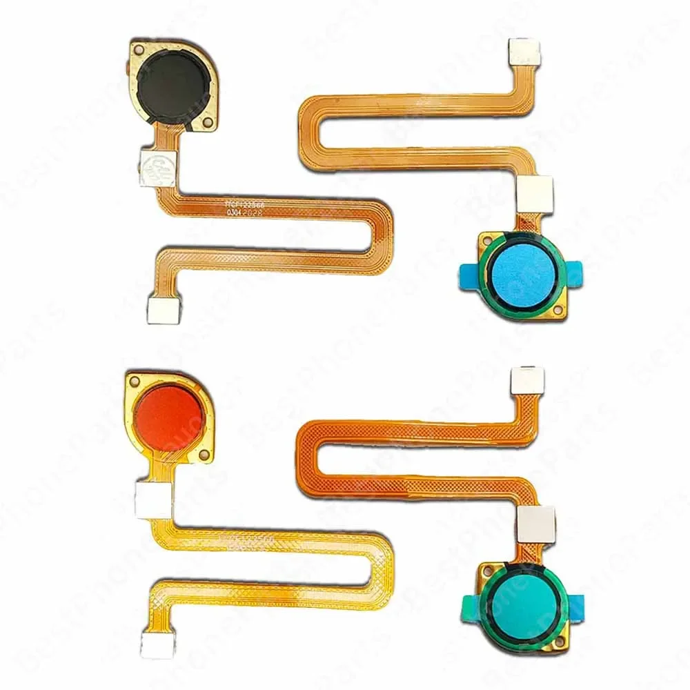 For Xiaomi Redmi 9 9C 9T 7 8 Fingerprint Sensor Flex Cable New Power On Off Finger Print Scanner Return Key Spare Parts