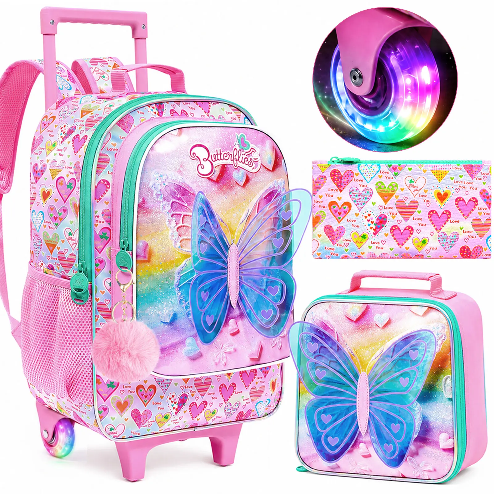 juego-de-3-mochilas-escolares-con-ruedas-para-ninas-mochila-escolar-con-ruedas-y-diseno-de-mariposa-3d-con-bolso-de-mano-y-estuche-para-lapices