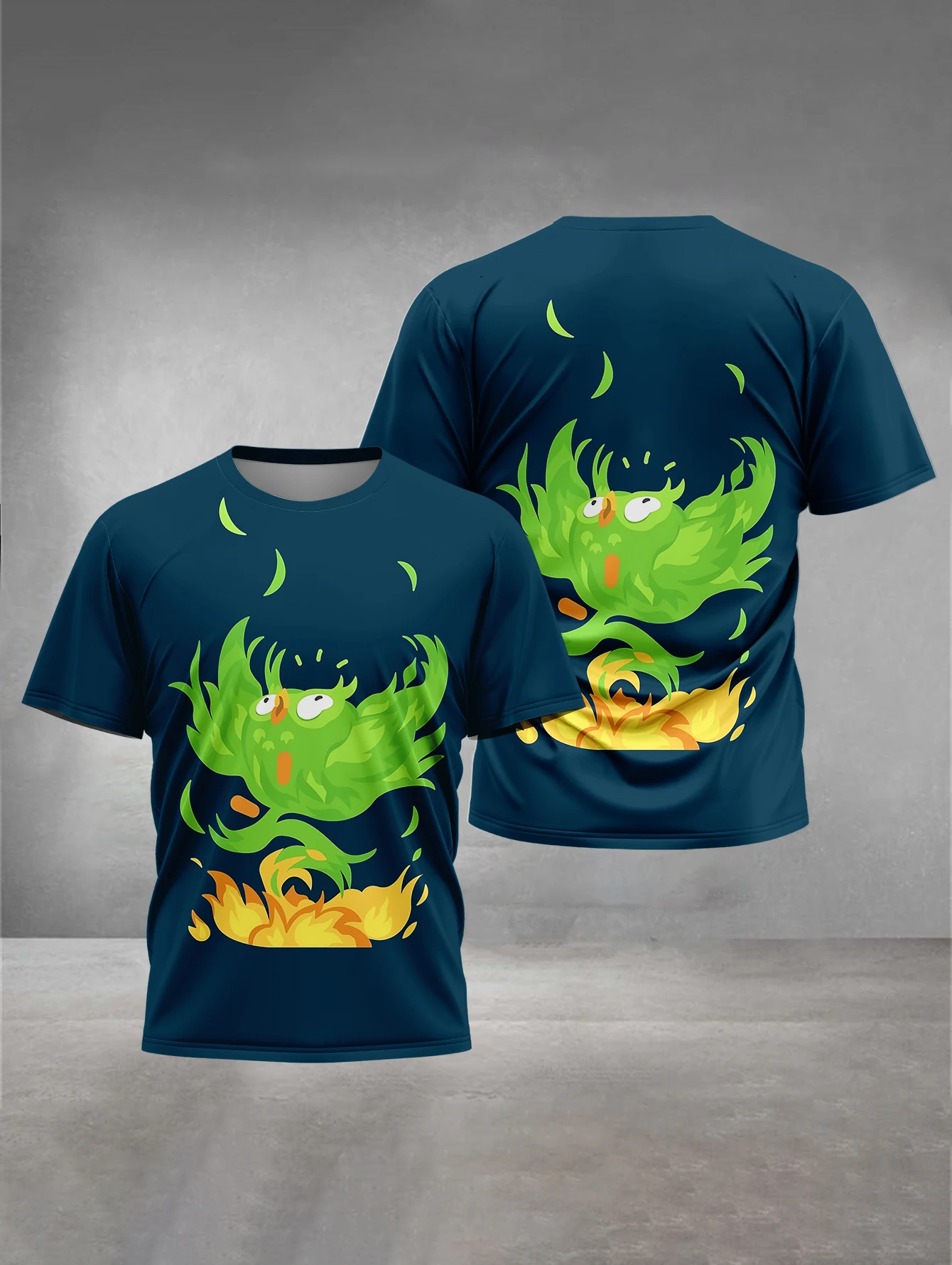 ملابس رجالية مطبوعة ثلاثية الأبعاد ملابس خارجية عامة للرجال والنساء مناسبة لملابس الرجال المريحة الكرتونية Duolingo