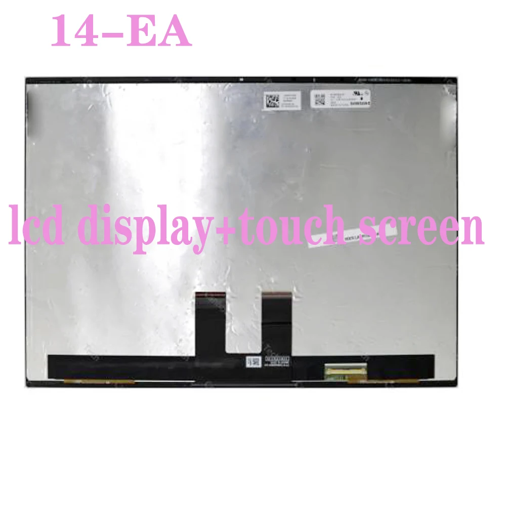 AAAA + 14 Inci LCD untuk HP Pavilion X360 14-BA 14M-BA Tampilan LCD Layar Sentuh Digitizer Rakitan Lengkap Set Atas Hlif Penuh