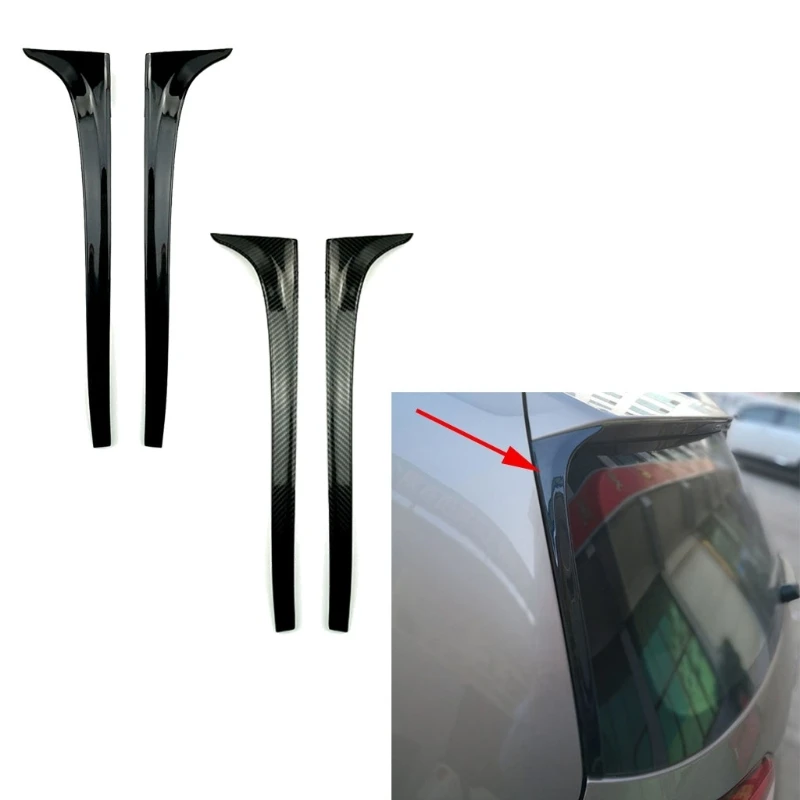 Golf 7 MK7 Back Window Mirror Side Spoiler Wing Practical Cover Trims for Vehicle Modification Enthusiasts