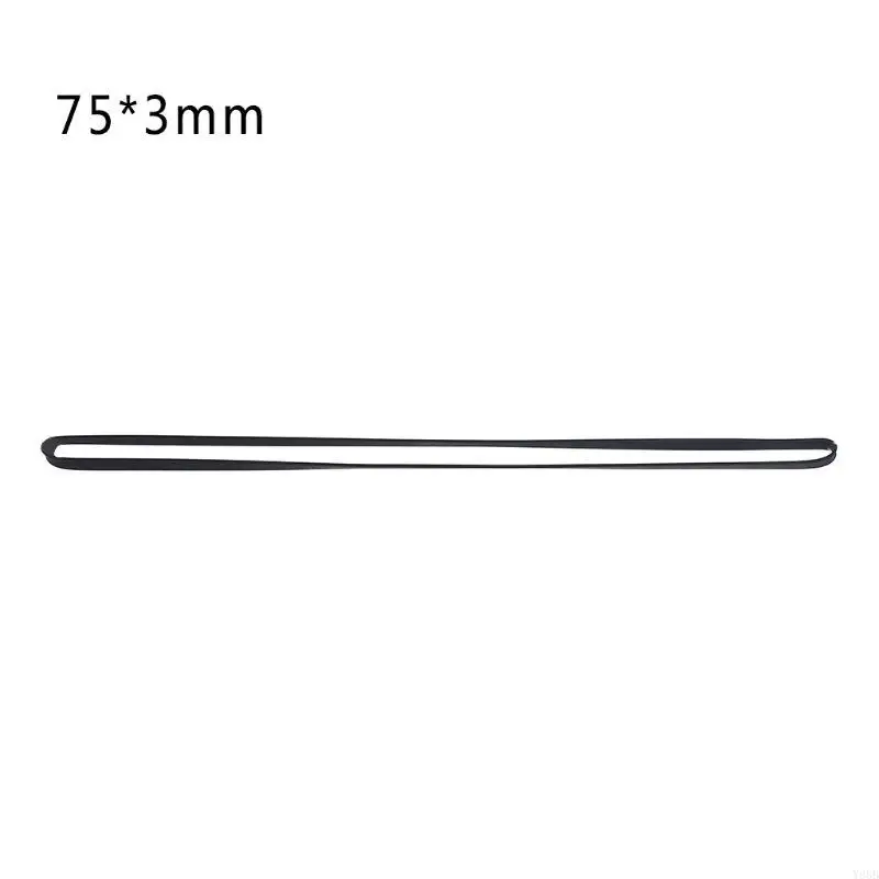 Y88b 3 мм шириной плоской приводной ремень Поворотный столик резиновый ремень Замена резинового ремня подходит для виниловых