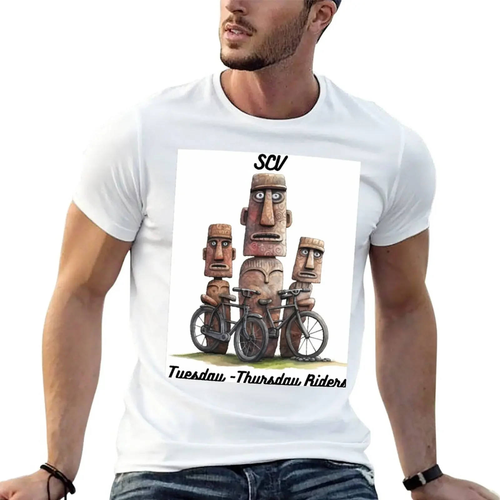 New SCV Tuesday Thursday Riders T-Shirt summer clothes quick-drying tees fitted t shirts for men